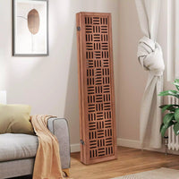 4/6-Panel Room Divider 165cm Folding Partition Stand Privacy Screen Walnut