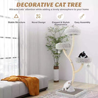 178cm Cat Tree Multi-Level Cat Activity Center w/3 Warm Perches Scratching Posts