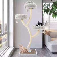 178cm Cat Tree Multi-Level Cat Activity Center w/3 Warm Perches Scratching Posts