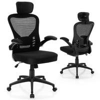 Ergonomic Mesh Office Chair Executive Chair Adjustable Height Flip up Armrests