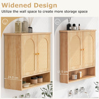 3-Tier Wall Mounted Bathroom Storage Cabinet Medicine Cabinet Over the Toilet