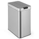 50L Slim Kitchen Trash Can w/ Wing Lids Stainless Automatic Sensor Garbage Can
