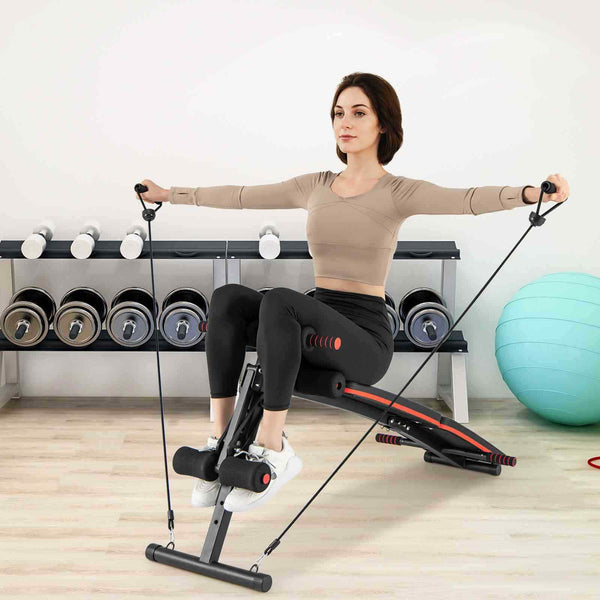 4 Position Adjustable Metal Multifunctional VersatileSit up Bench for Home, Gym
