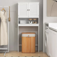 Over-The-Toilet Storage Cabinet Freestanding Toilet Rack Bathroom Space Saver