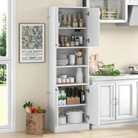 190CM Tall Kitchen Pantry Cabinet Freestanding Cupboard Storage Buffet Sideboard