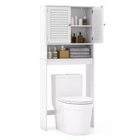 Over-The-Toilet Storage Cabinet Freestanding Toilet Rack Bathroom Space Saver