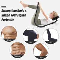 AB Fitness Trainer, Abdominal & Core Strength Exercise Cruncher w/ Padded