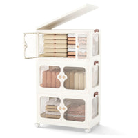 3/4 Tier Stackable Storage Bins with Lids