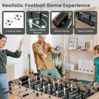 1.2m Adjustable Arcade Foosball Table w/2 Balls & 26 Players for Kids & Adults