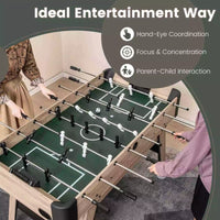 1.2m Adjustable Arcade Foosball Table w/2 Balls & 26 Players for Kids & Adults