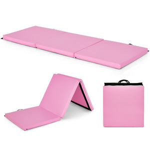 Tri-Fold Tumbling Exercise Mat 180 cm x 60 cm Dance Yoga Gymnastics Trainning