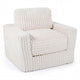 Furry Boneless Couch with Removable Cover and Pillow