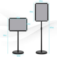 Giantex Floor Poster Stand Stand Height Adjustable