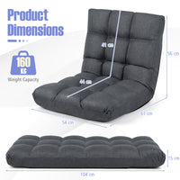 Giantex Adjustable 14-Position Memory Foam Floor Chair