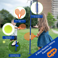 Portable Tetherball Set with Swivel Arm for Beach