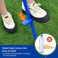 Portable Tetherball Set with Swivel Arm for Beach