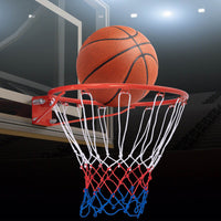 Basketball Rim Wall Door All-Weather Hanging Mounted Basketball Hoop w/ Net