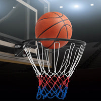 Basketball Rim Wall Door All-Weather Hanging Mounted Basketball Hoop w/ Net