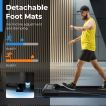 Under Desk Treadmill with Remote Control and LED Display for Home and Office