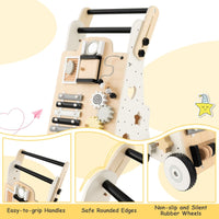 Push and Pull Learning Activity Walker with Double Handles for Babies andToddlers