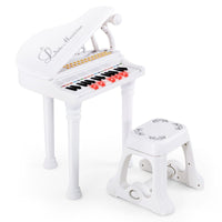 31 Keys Kids Piano Keyboard with Stool and Microphone for Kids