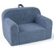 Toddler Foam Couch with Soft Fleece Fabric Cover for Playroom