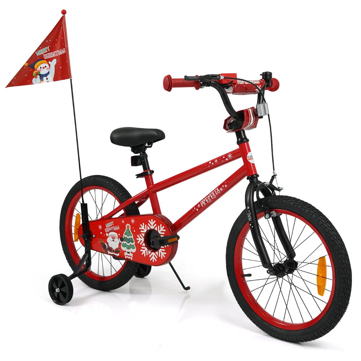 Toddler Training Bike with Music Function and Removable Training Wheels