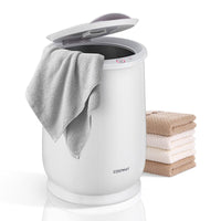 Towel Warmer Bucket with Flip-top Lid and Fragrance Holder