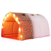 Dark Stars Bed Tent Magical Twin Bunk Bed Privacy Space w/Glow for Kids