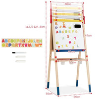 Double Sided Adjustable Chalkboard and Whiteboard for Toddlers