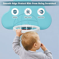 3-in-1 Basketball Hoop Set Stand Adjustable Height