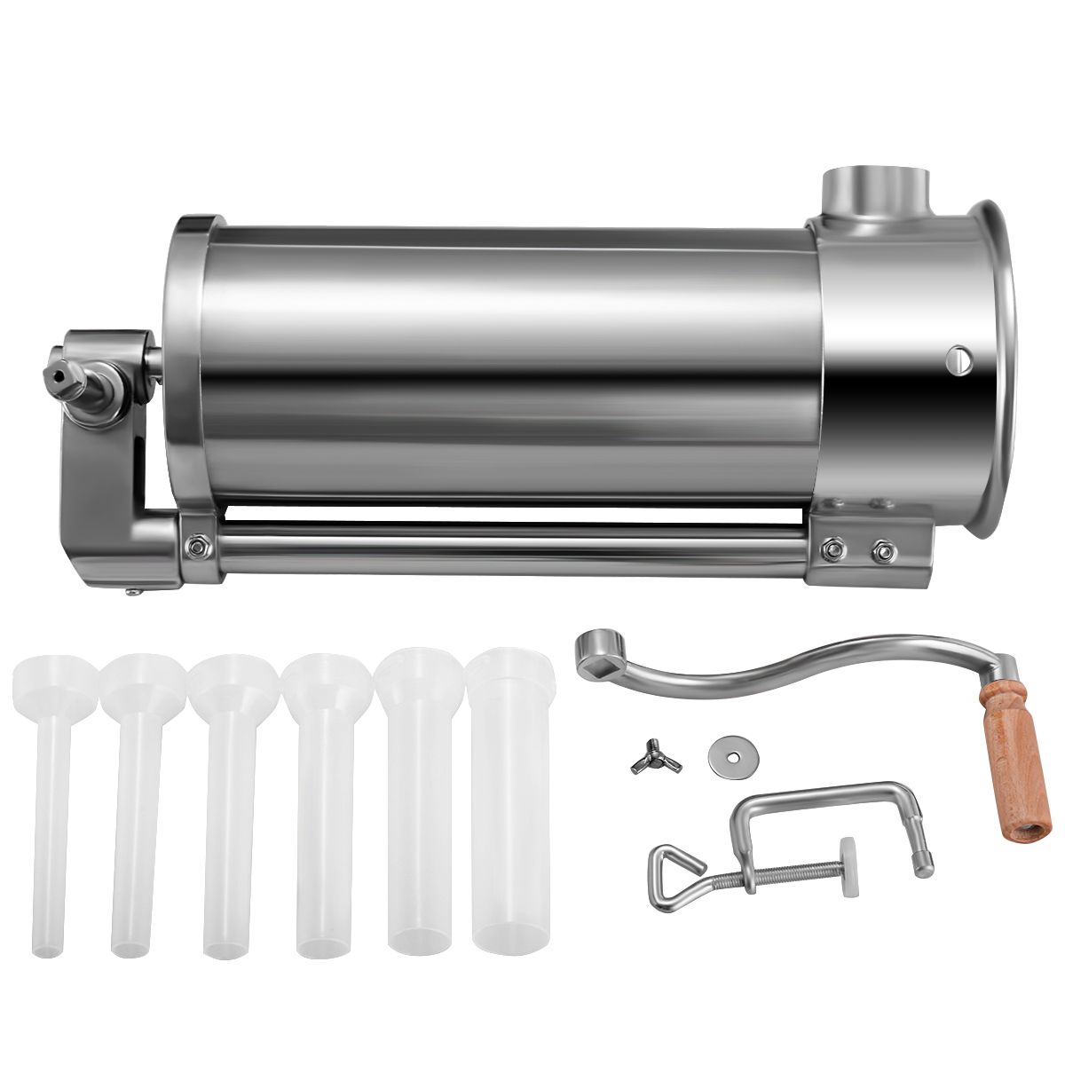 1.5/3L Vertical Sausage Stuffer Maker Stainless Steel Meat Filler