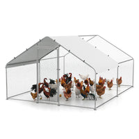 Walk-in Poultry Cage with Oxford Canopy and Hexagonal Mesh Net