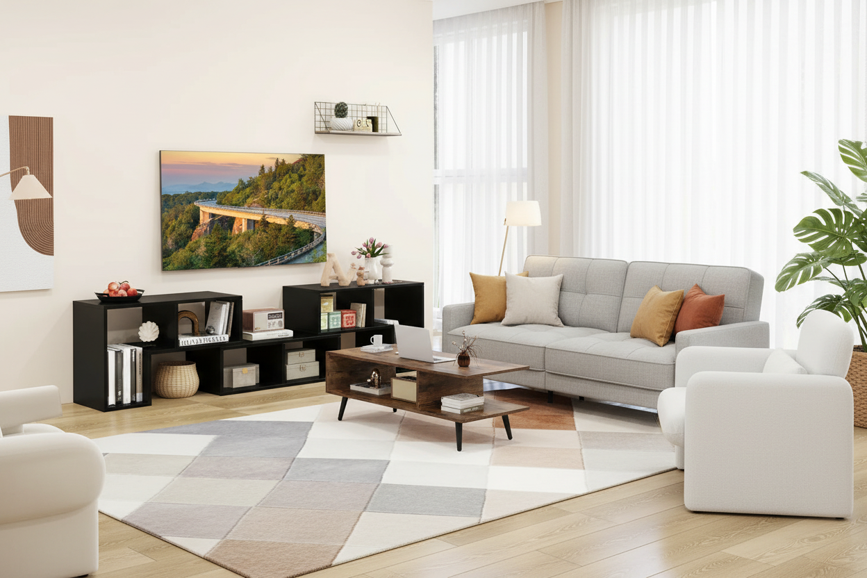 Warm Living Room Scene