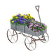 Wood Wagon Planter with Adjustable Handle