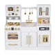 Wooden Kitchen Playset with Realistic Lights and Sounds