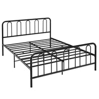 Metal Bed Frame, Modern Bed Frame with Headboard & Footboard