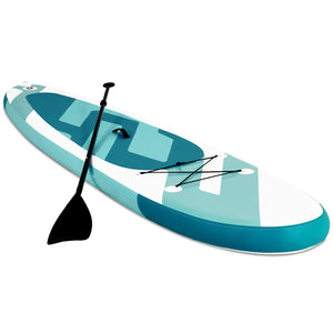 10ft Inflatable Stand up Paddle Board, Floating SUP Paddleboard with ISUP Accessories, 15CM Thick, 10' x 30" x 6"