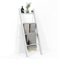 Giantex 4-Tier Wooden Blanket Ladder