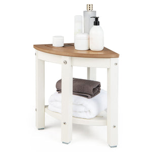 Giantex Corner Shower Bench Stool