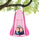 100cm Kids Detachable Hanging Tree Swing Tent, 2 in 1 Design Flying Swing & Nest swing Chair for Having Fun, Green