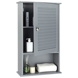 Giantex Bathroom Wall Cabinet, Large Capacity Storage Cupboard