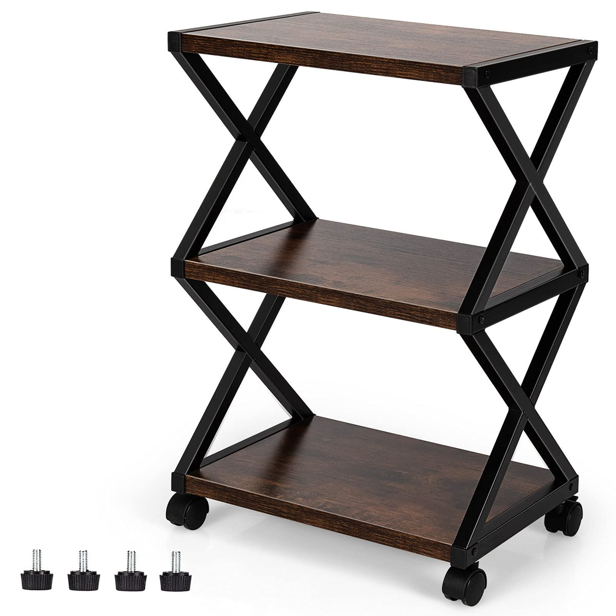 Giantex 3-Tier Mobile Printer Stand