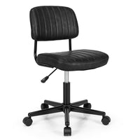 Giantex Armless Home Office Chair, Mid-Back Computer Desk Chair