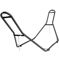 Hammock Stand, 9FT Metal Swing Chair Frame, Heavy-Duty Steel, 2 Chains, 2 S-hooks, 4 Anti-Slip Foot Pads