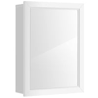 Giantex Mirrored Bathroom Cabinet, Medicine Cabinet w/Single Door & Adjustable Shelf