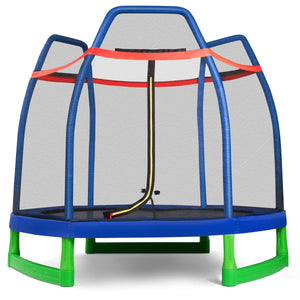7FT Kids Trampoline with Safety Enclosure Net
