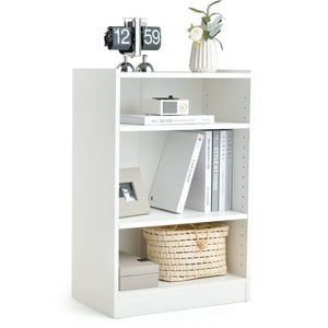 Giantex 3-Tier Bookcase, Floor Standing Open Bookshelf, Modern Display Cabinet with Adjustable Shelves