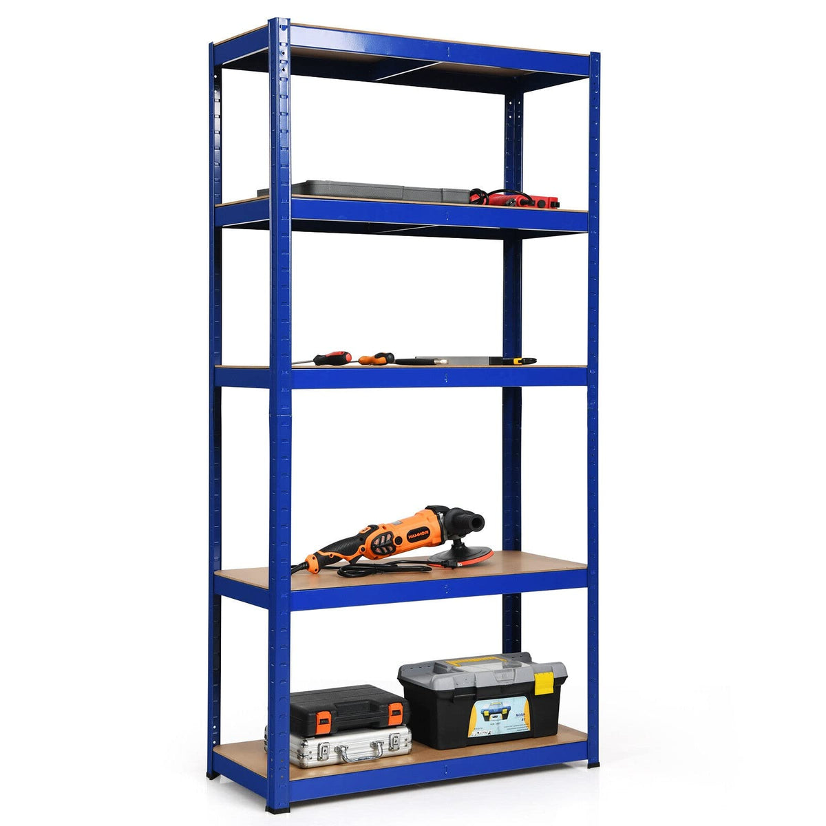 Giantex Storage Rack Shelving Unit, Storage Shelf Steel Garage Utility Rack w/5 Adjustable Shelves