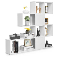 Giantex 5-Tier Bookshelf, Modern Ladder Style Room Divider